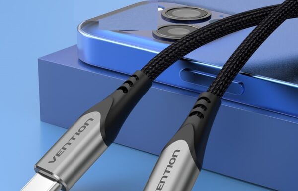 USB 2.0 C Male to Lightning Male Cable Aluminum Alloy Type